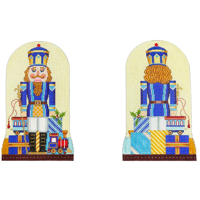 KB 1530 - Blue Double-Sided Nutcracker