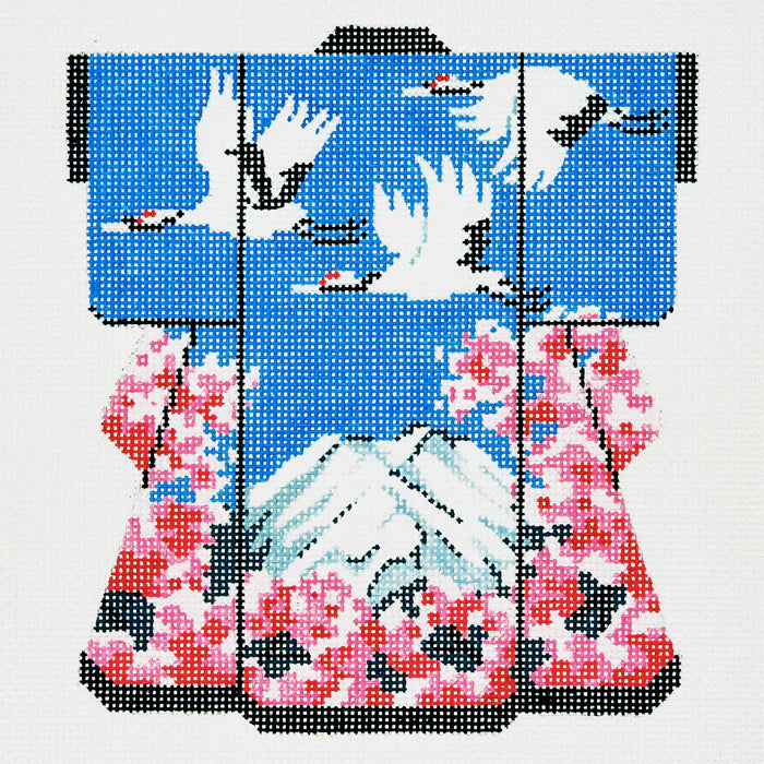 KB23 - Fuji Mountain Medium Kimono