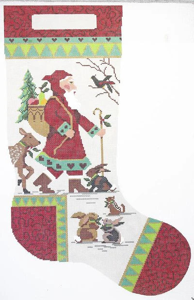 KCN166ST - Woodland Santa