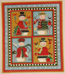 KCN175 - Lots O' Snowmen Pillow