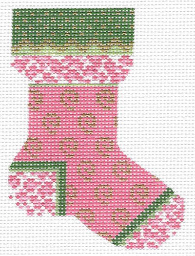 KCN522 - Pink Leopard Sock