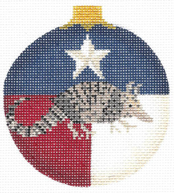 KCNTX05 - Texas Armadillo Ball Ornament