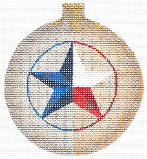 KCNTX07 - Texas Lone Star Ball Ornament