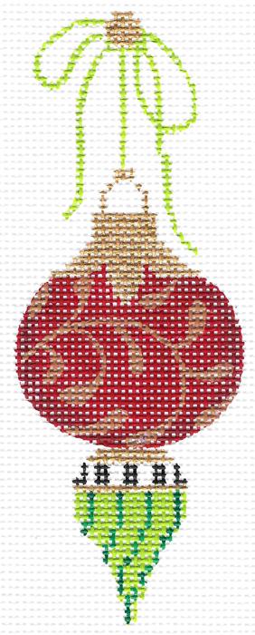 KCV105 - Crimson Double Teardrop