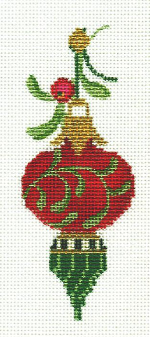 KCV113 - Burgundy Double Teardrop