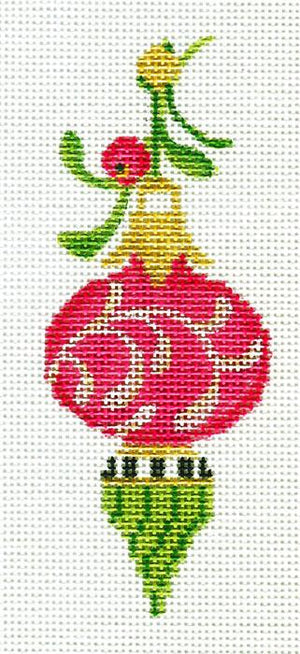 KCV115 - Pink Double Teardrop