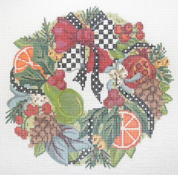 KCW202-18 - Christmas Holly Wreath