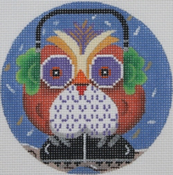 KL186 - Owl with Ear Muffs Ornament