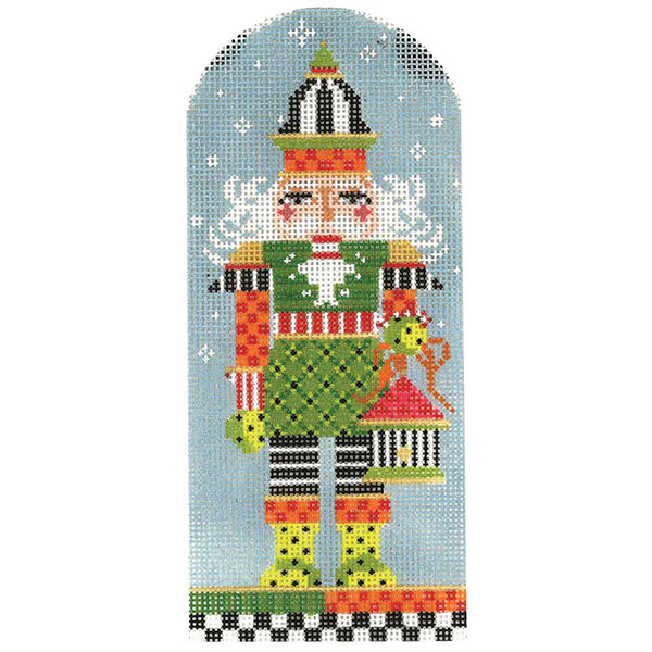 KPF114NC - Polka Dots and Pinecone Nutcracker