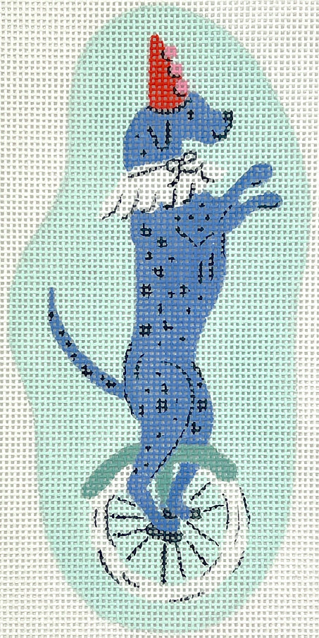 KRM-OM-01 - Circus Dog - Dalmatian Riding Unicycle