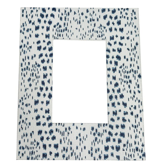 KW66-N - French Dot Picture Frame - Navy