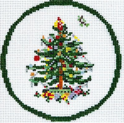 KW84 - Transferware Christmas Round