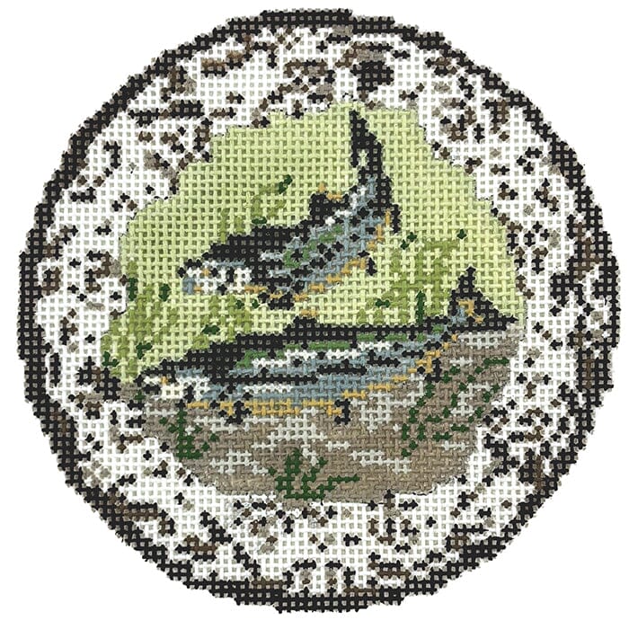 KW88 - Transferware Salmon