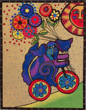 LB-78 - Dog Riding Bicycle