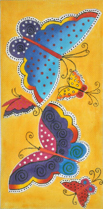 LB-95 - Yellow Butterflies