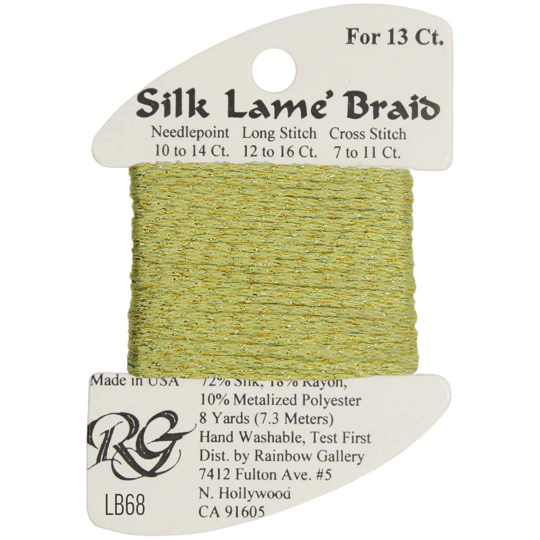 Silk Lame Braid 13 CT (LB01 - LB99)