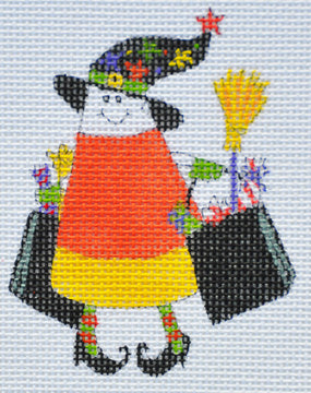 LD-52 - Bag of Treats Candy Corn Ornament