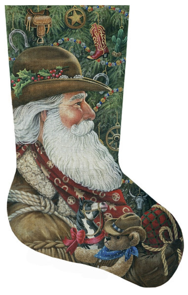 LGDAXS471 - Western Santa Stocking