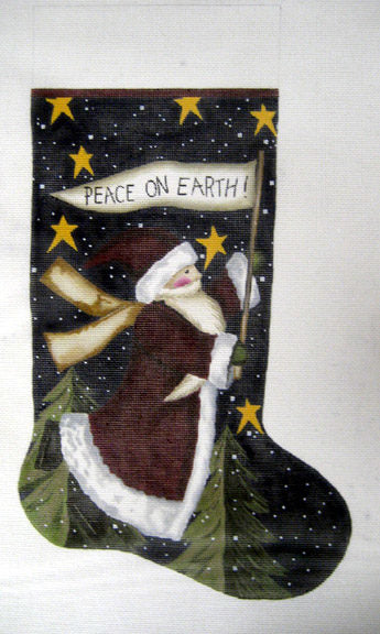 LK-16 - Peace on Earth Stocking