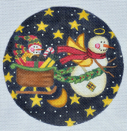 LK-54 - Flying Snowman Ornament