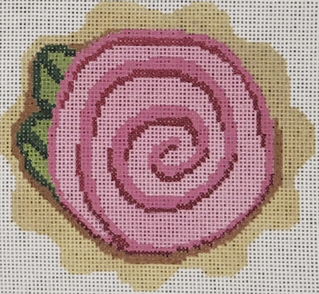 LL-C-12 - Rose Cookie with Stitch Guide