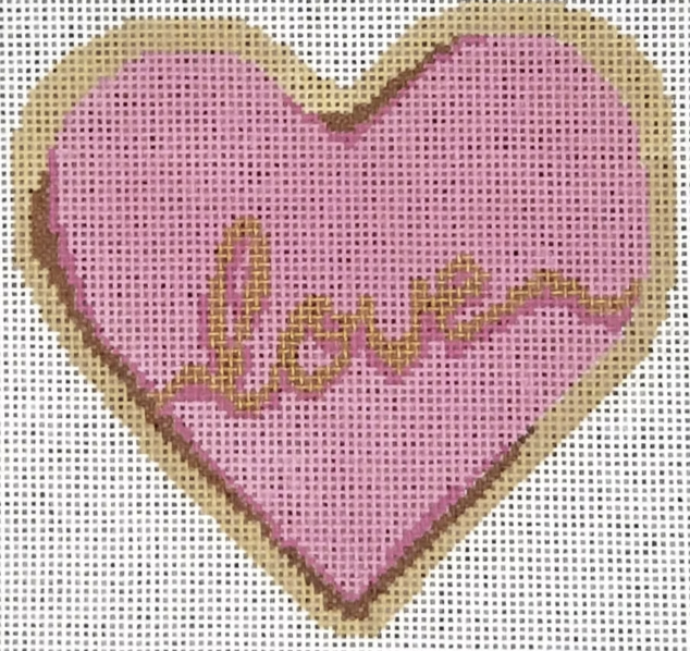 LL-C-14 - Love Heart Cookie with Stitch Guide
