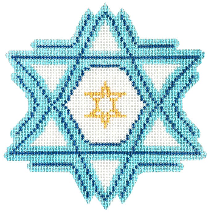 LL-ORN-13 - Hanukkah Snowflake