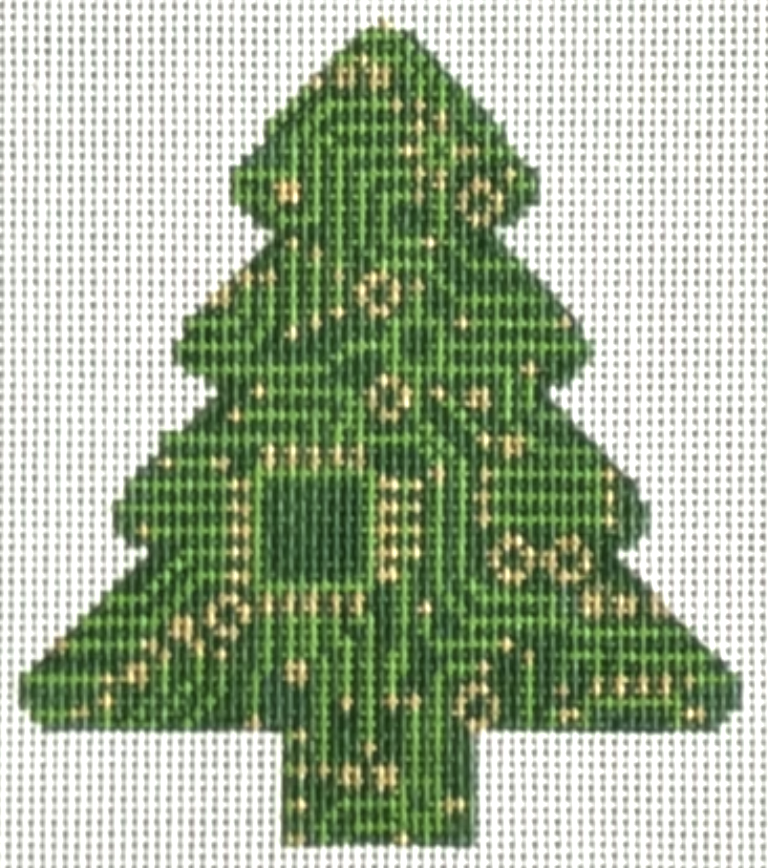 LL-ORN-37 - Circuit Board Tree Ornament