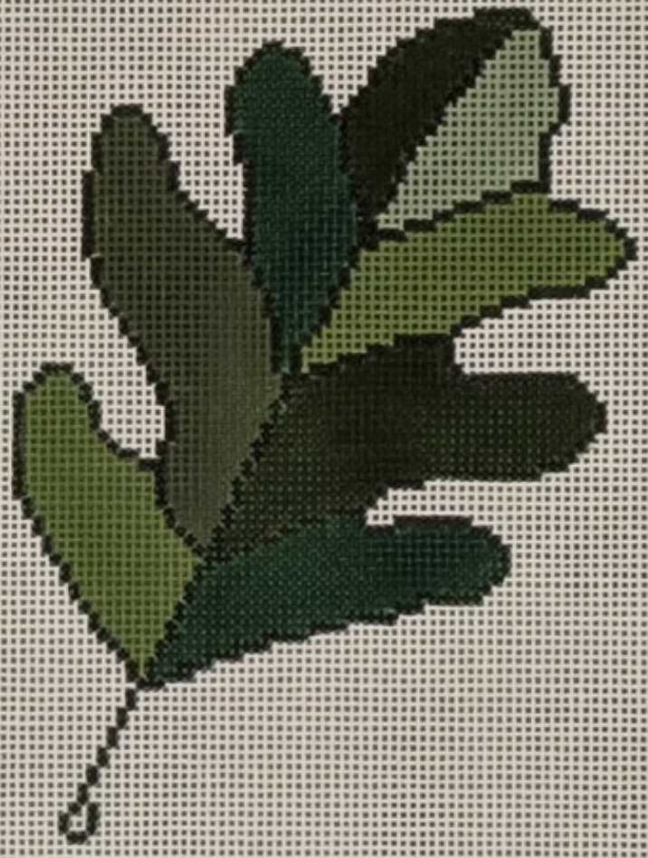 LL-ORN-43B - Oak Leaf - Greens