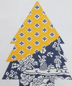 LR-3023B - Yellow and Blue Toile Tree