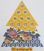 LR-3023D - Yellow and Blue Floral Tree