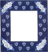 LR-314 - Blue and White Frame