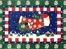 LR-338 - Green Flying Santa