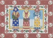 LR-356 - Trio Ladies Flower Border