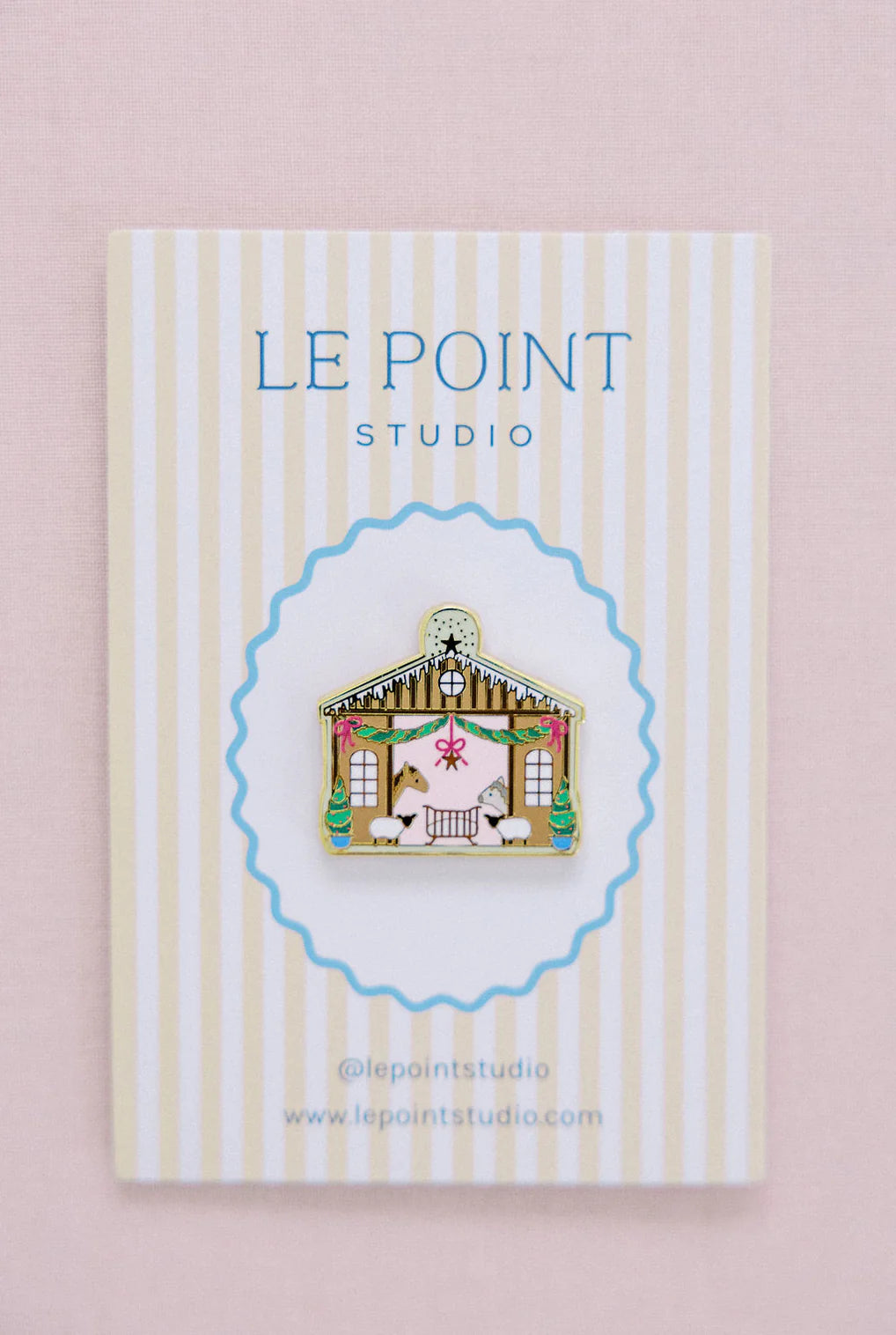 Christmas Stable Needle Minder - Le Point