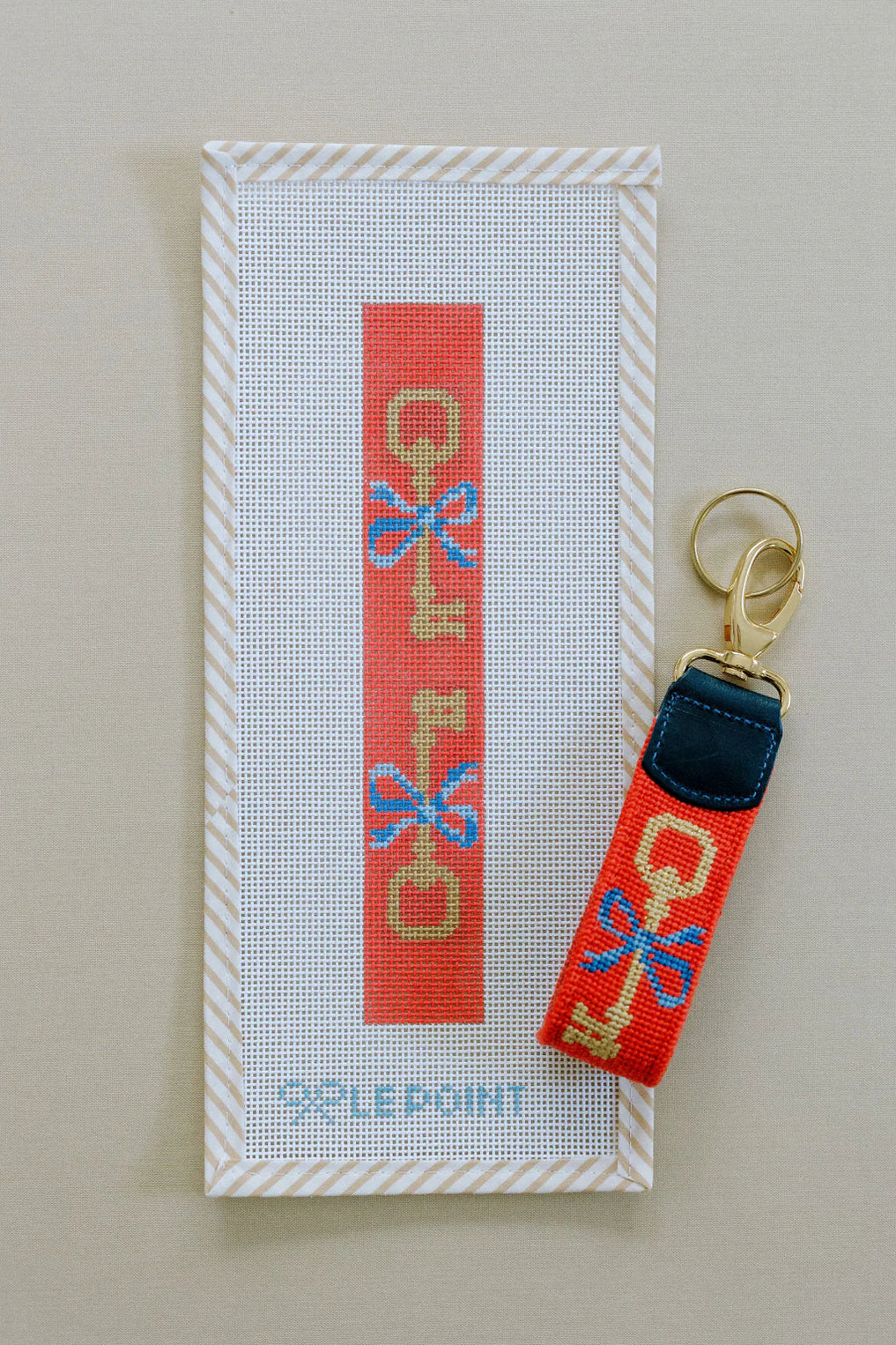 Key Keychain Coral