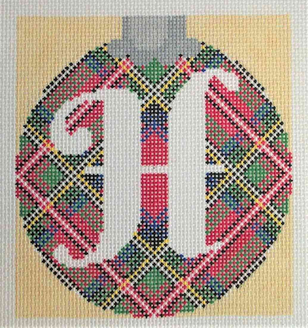 CO26A H - Royal Stewart Plaid with Letter H