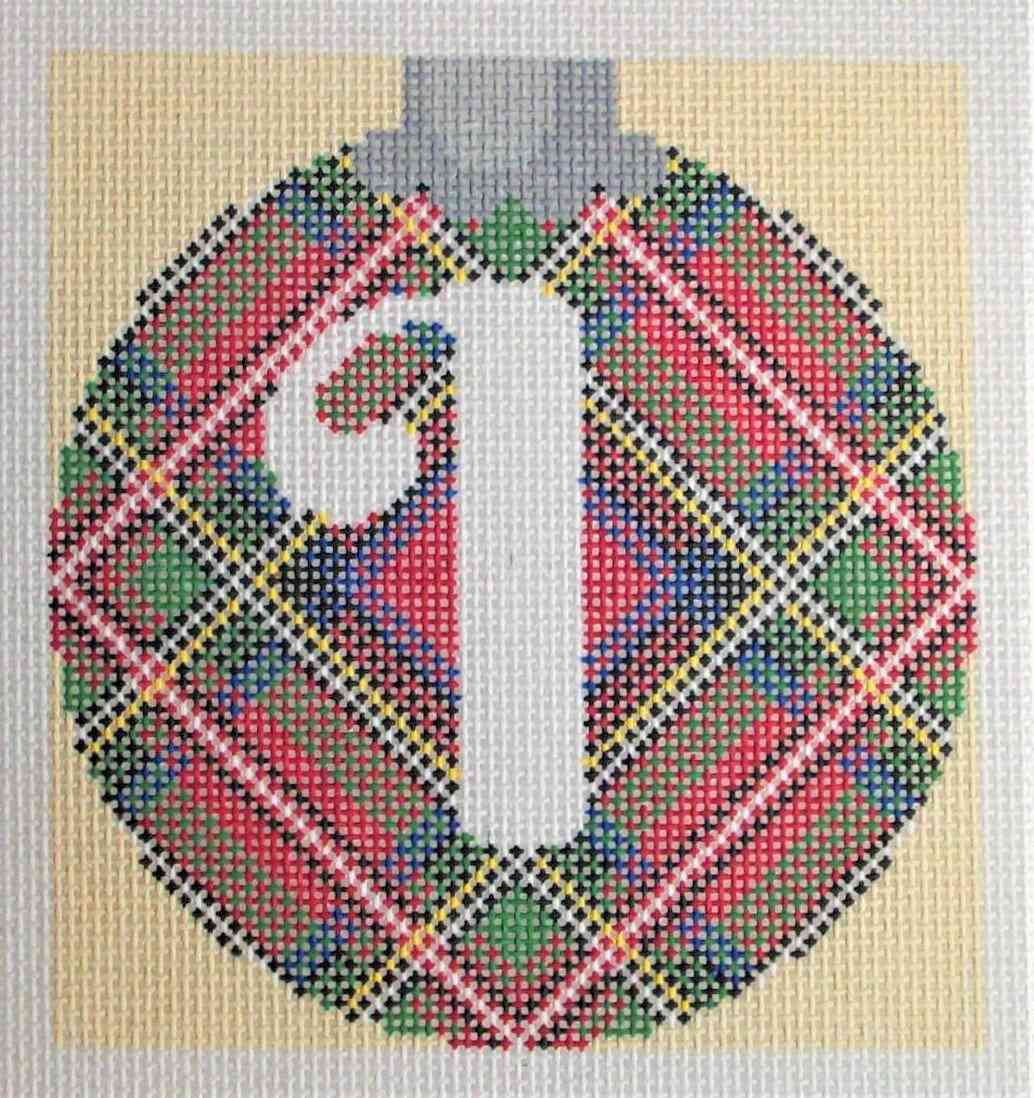 CO26A I - Royal Stewart Plaid with Letter I
