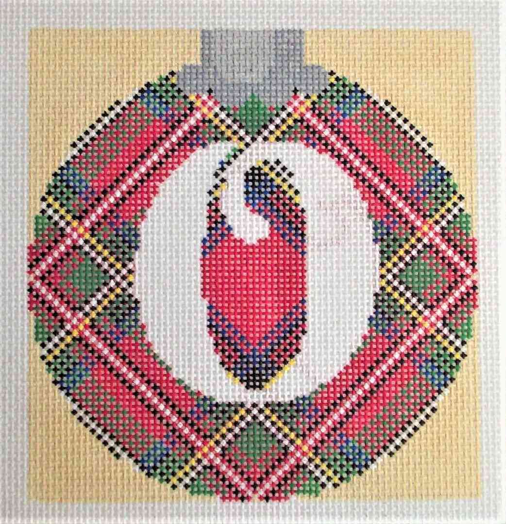 CO26A O - Royal Stewart Plaid with Letter O