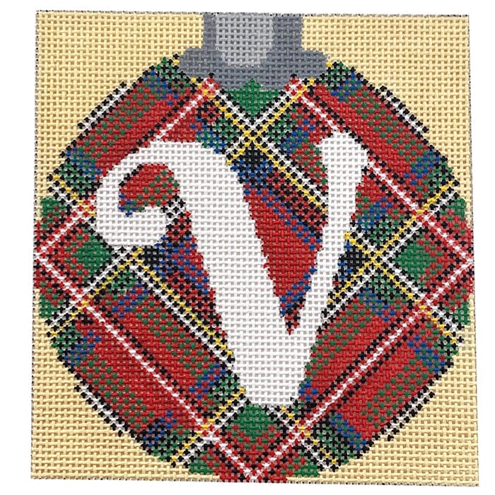 CO26A V - Royal Stewart Plaid with Letter V