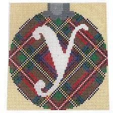 CO26A Y - Royal Stewart Plaid with Letter Y