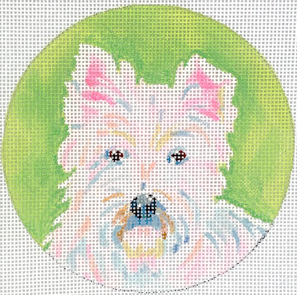 MC-OM-01 - Westie on Light Green