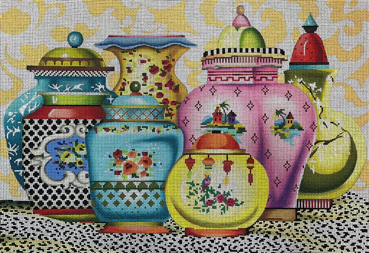 MC310- Vases Leopard