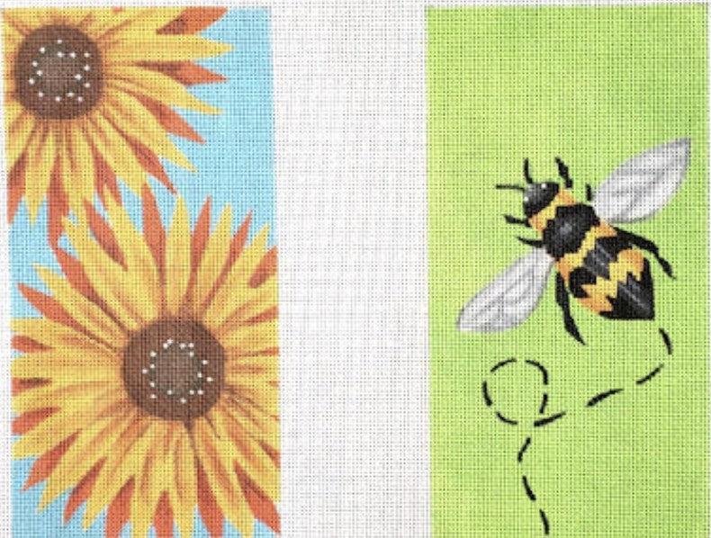 ME109 - Sunflower/Bee Eyeglass Case