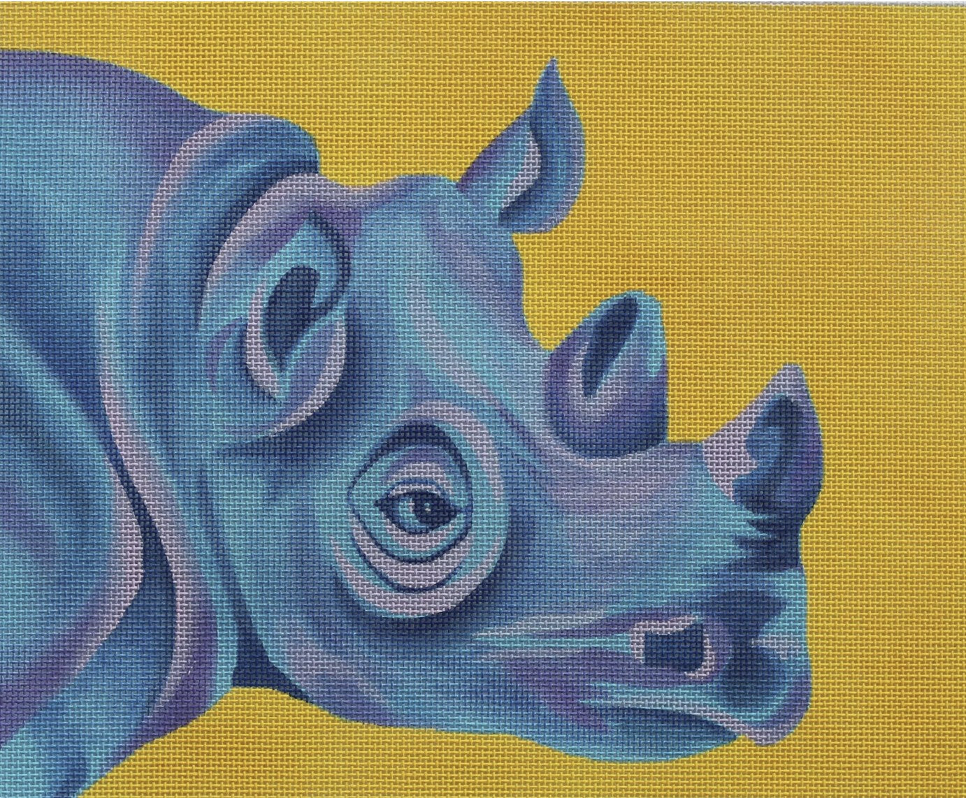 ME124 - Blue/Yellow Rhino