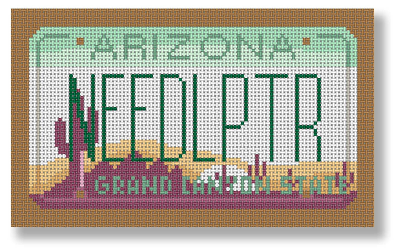 SA-ML06 - Arizona Mini-License Plate