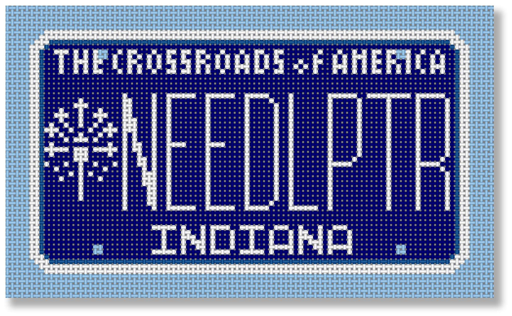 SA-ML17 - Indiana Mini-License Plate