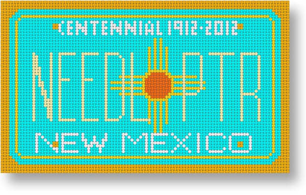 SA-ML37 - New Mexico Mini-License Plate