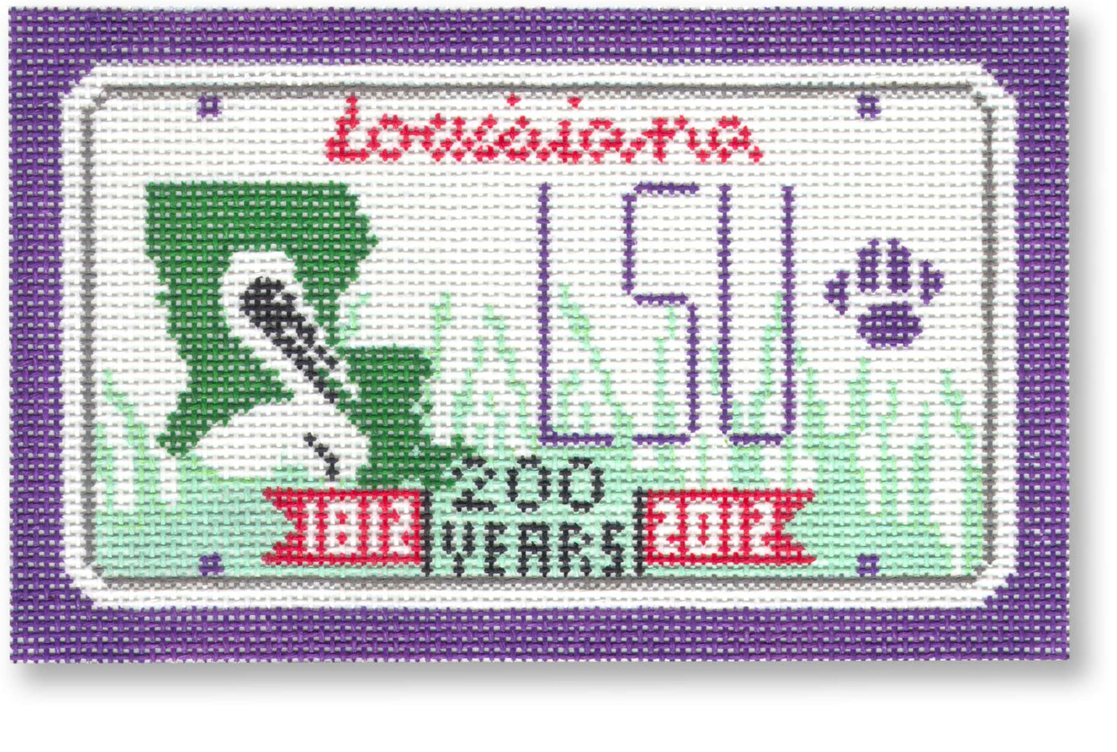 SA-ML44 - LSU Tigers Mini-License Plate