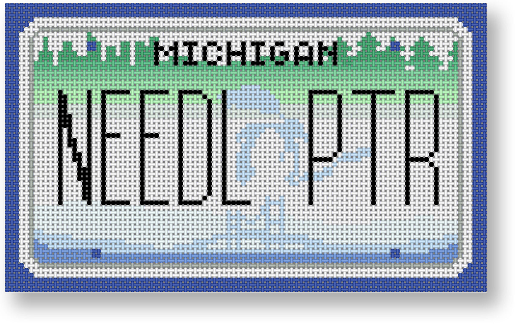 SA-ML45 - Michigan Mini-License Plate